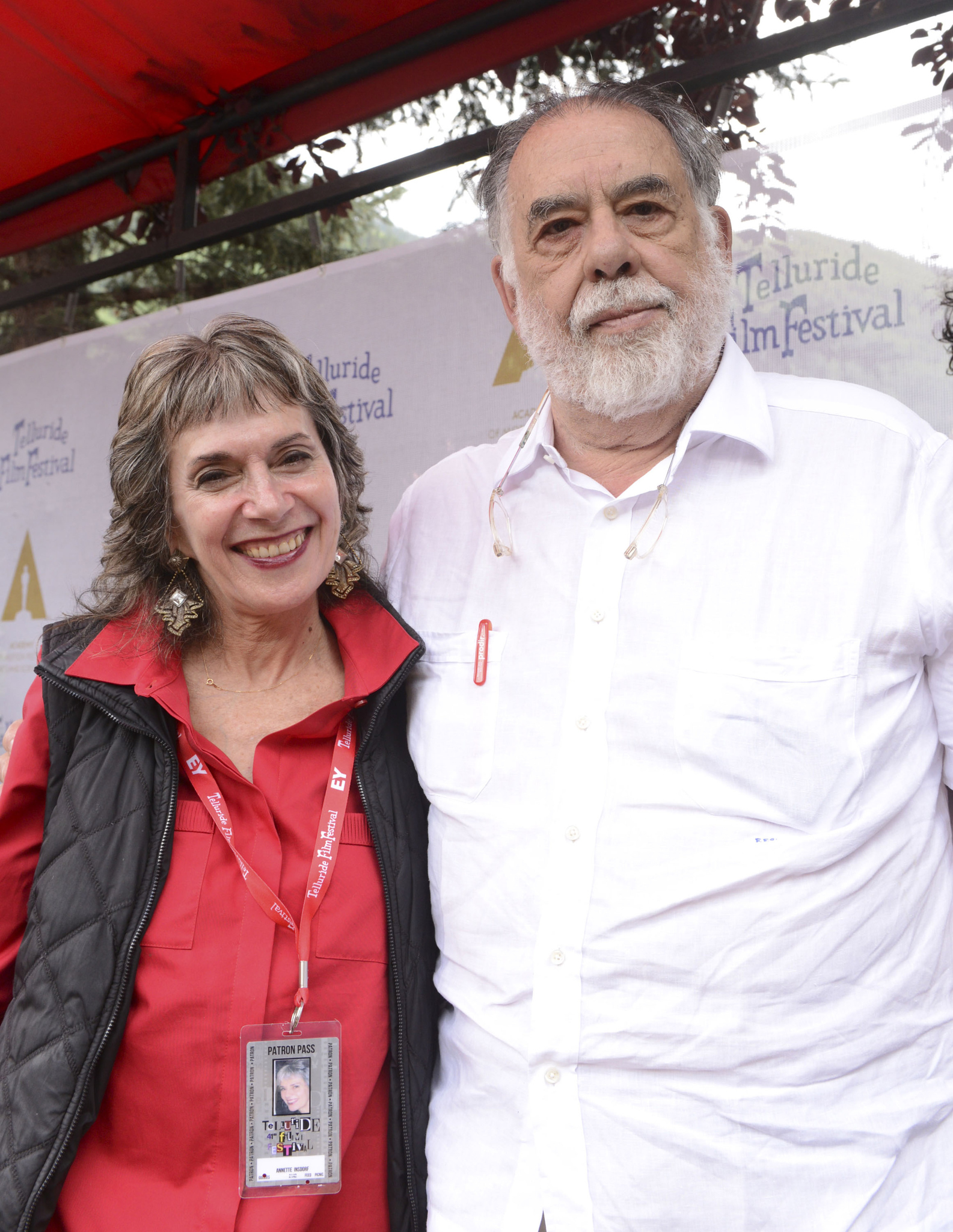 Annette Insdorf and Francis Coppola