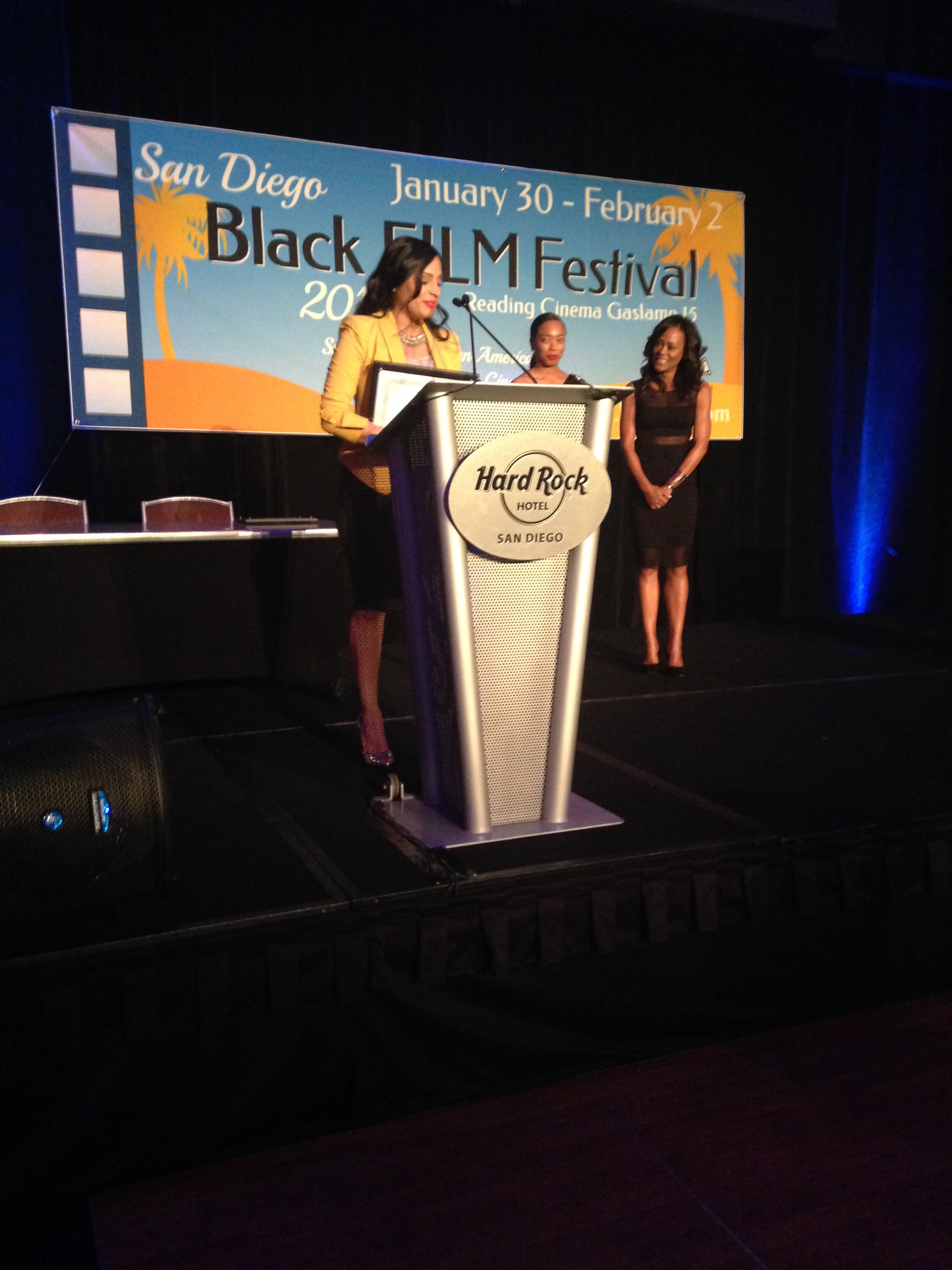 Cynthia Rodriguez won Best Actress in the San Diego Black Film Festival.