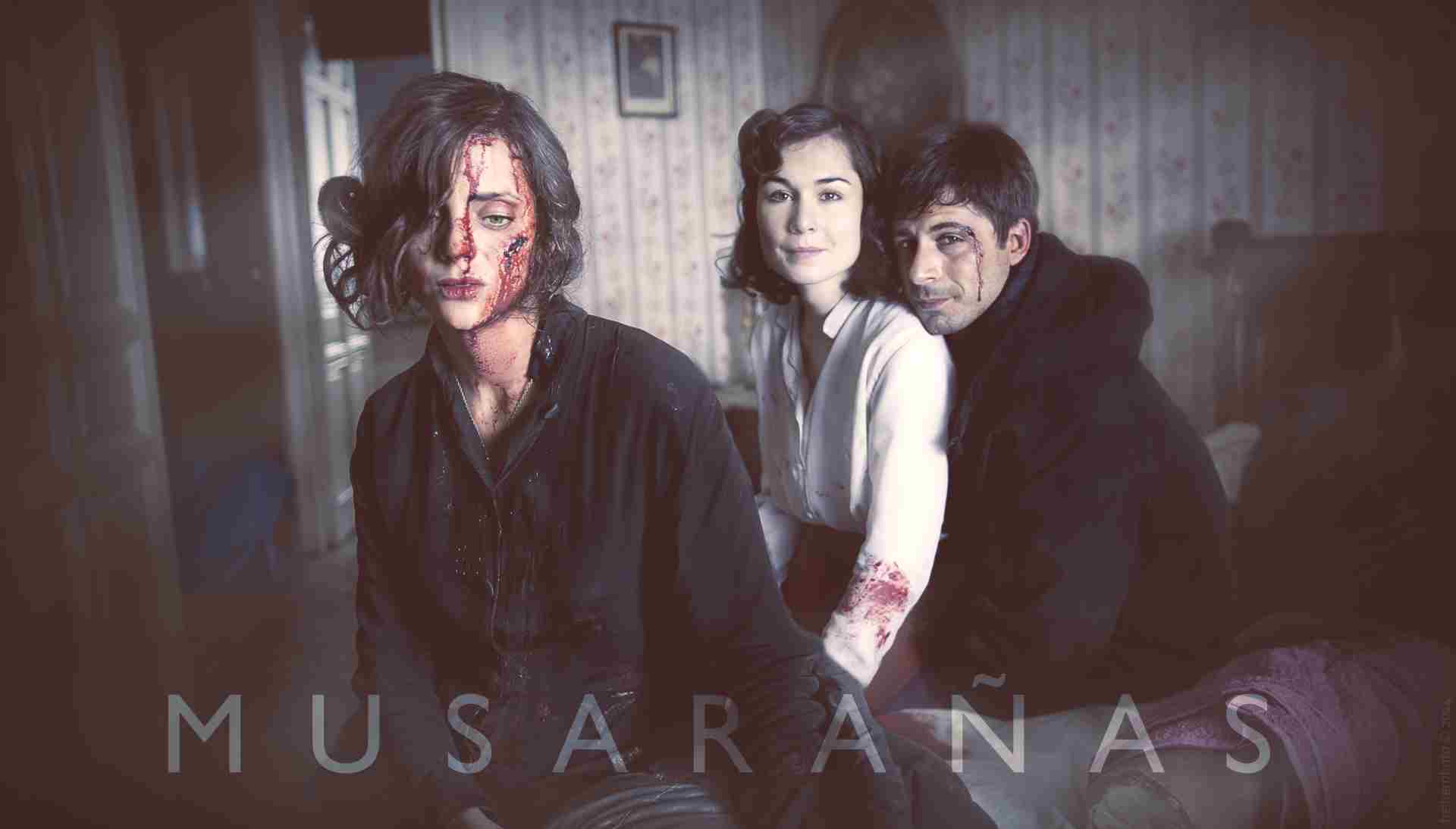 Still of Nadia de Santiago, Hugo Silva and Macarena Gómez in Musarañas (2014)