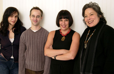 Eve Ensler, Madeleine Gavin, Gary Sunshine and Judith Katz at event of What I Want My Words to Do to You: Voices from Inside a Women's Maximum Security Prison (2003)