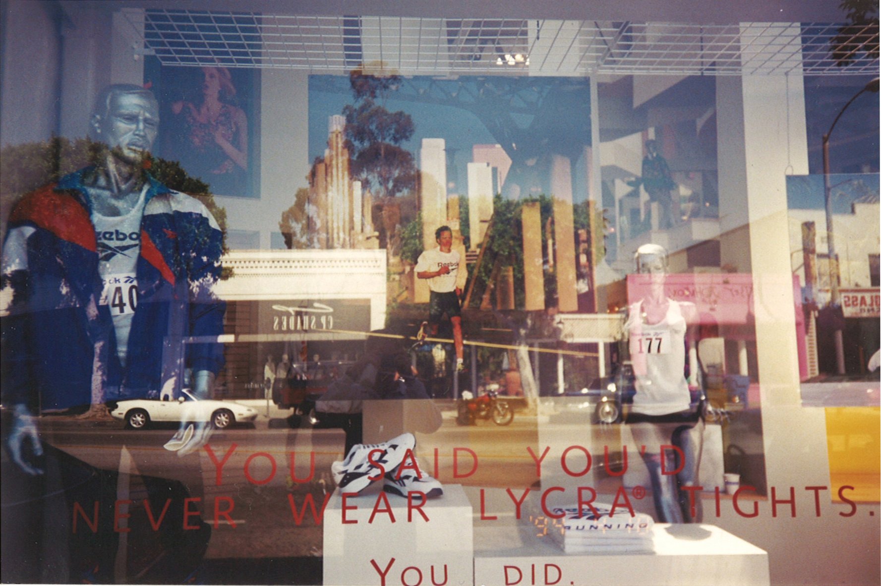 Reebok store, Main Street, Santa Monica, CA, mid 90s
