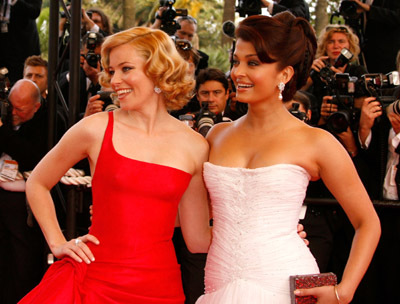 Elizabeth Banks and Aishwarya Rai Bachchan