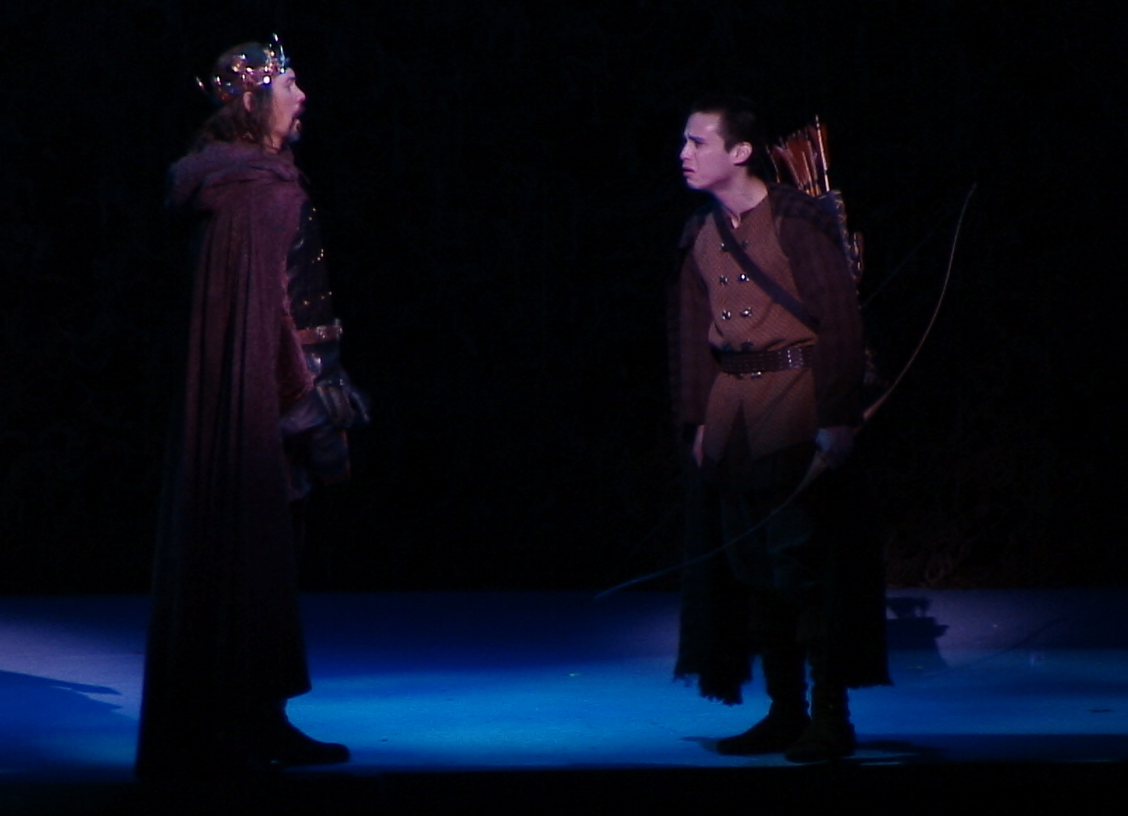 Lou Diamond Phillips and Vince Rimoldi in The Broadway National tour of Camelot