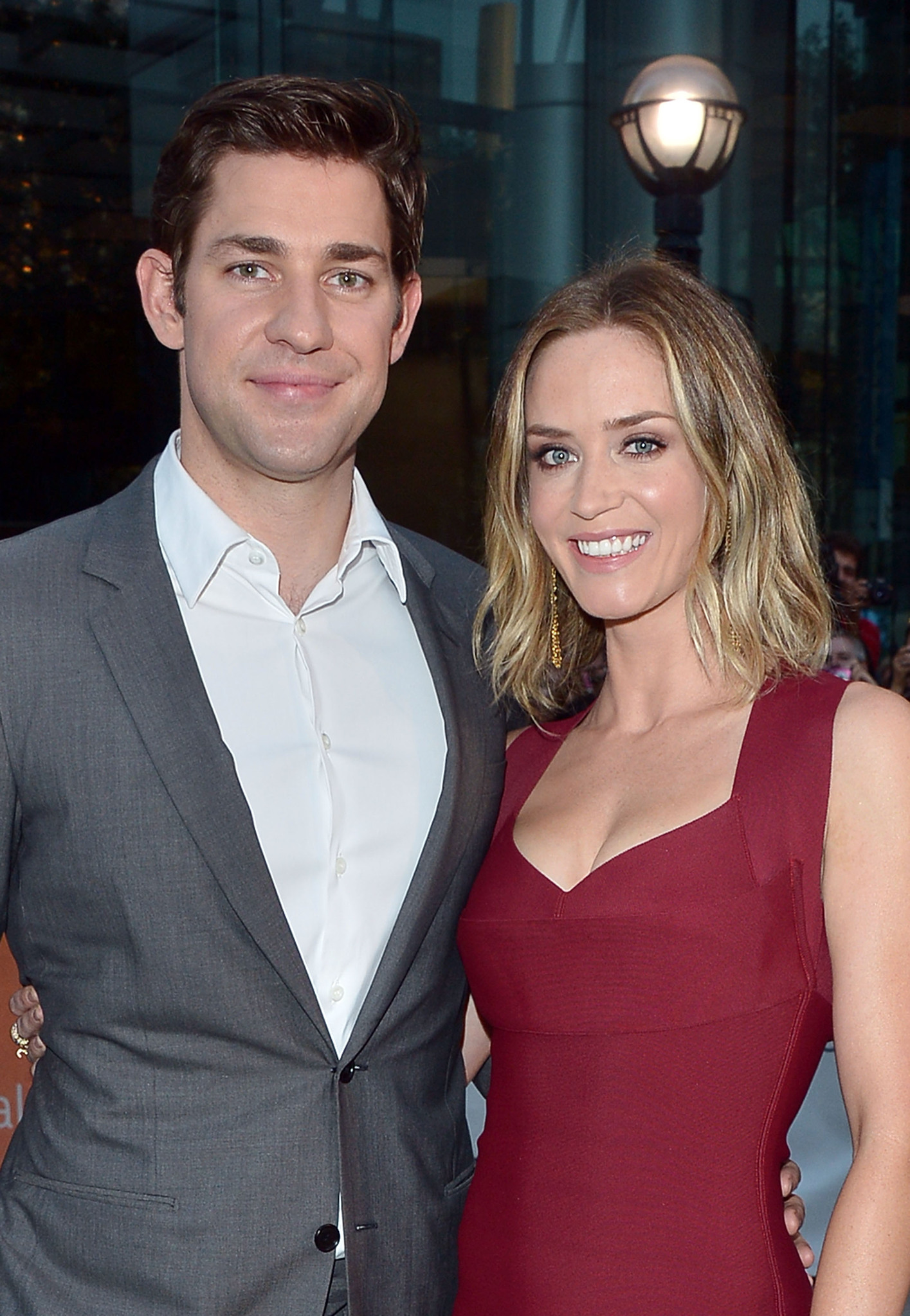 John Krasinski and Emily Blunt at event of Laiko kilpa (2012)