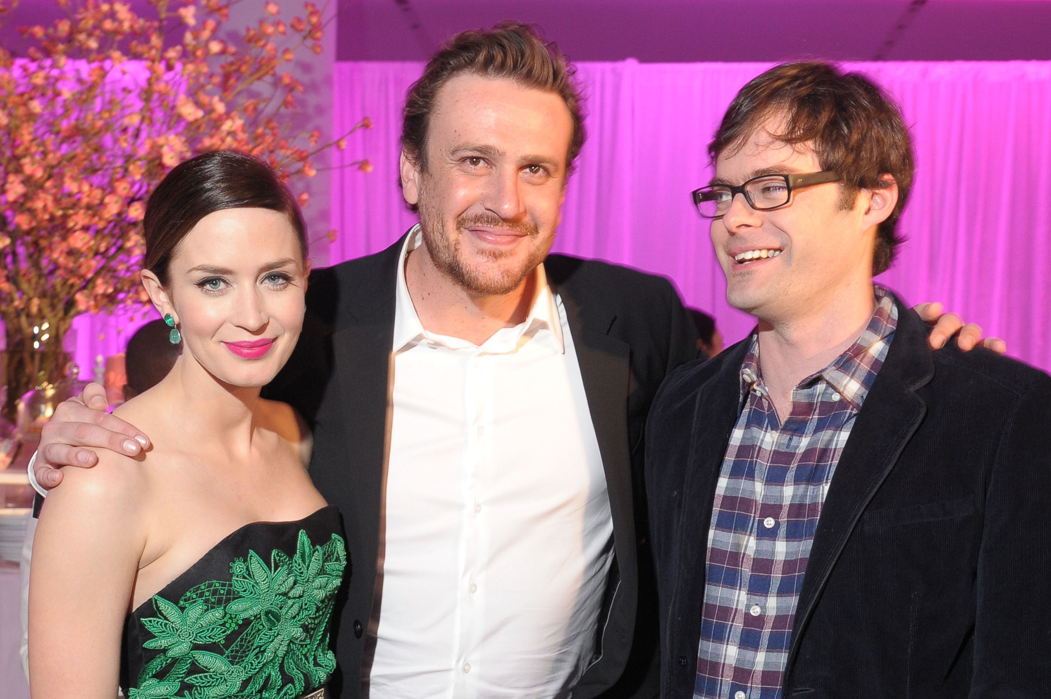 Bill Hader, Jason Segel and Emily Blunt at event of Susizadeje penkerius metus (2012)