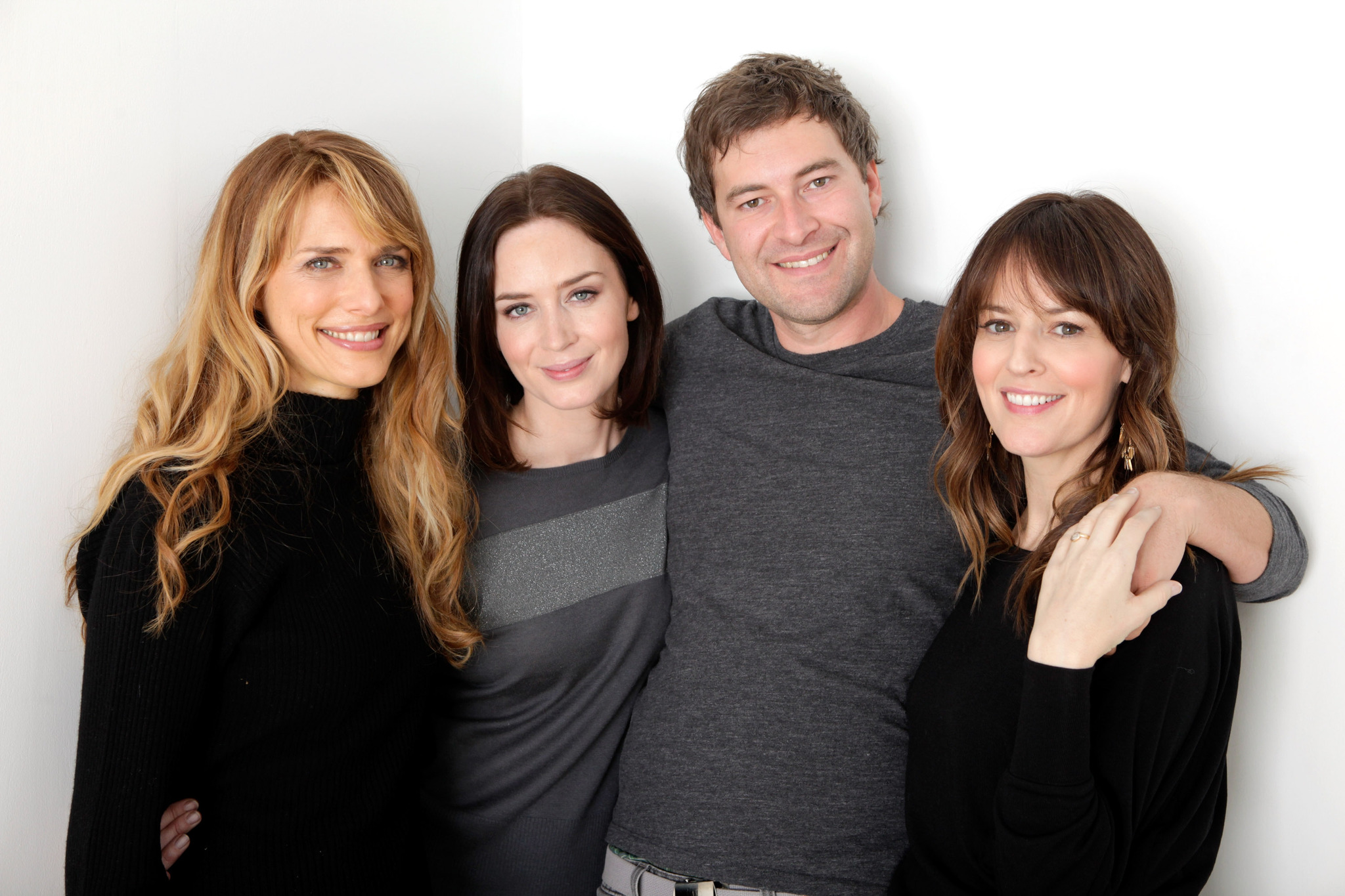 Mark Duplass, Lynn Shelton, Emily Blunt and Rosemarie DeWitt at event of Your Sister's Sister (2011)