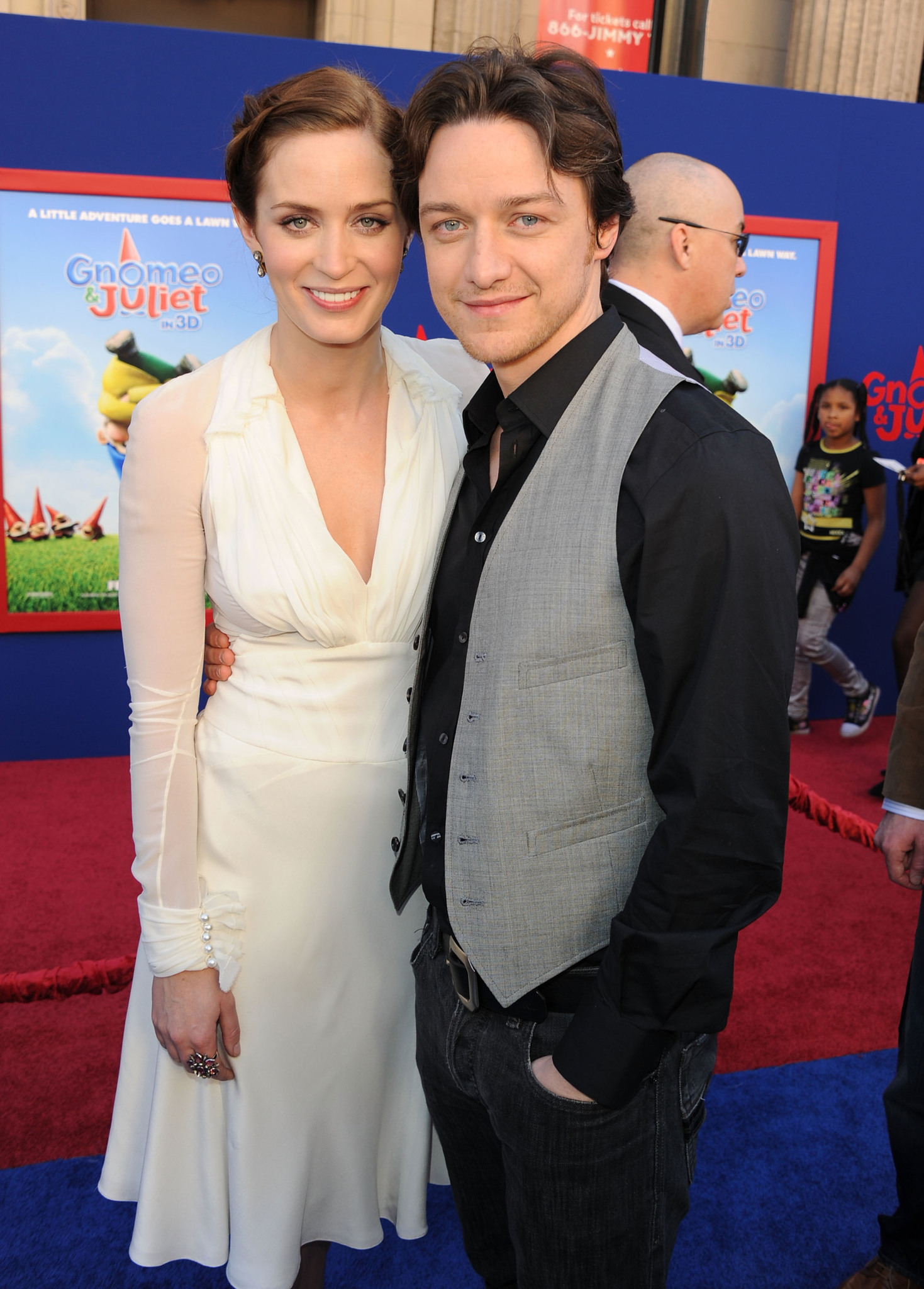 James McAvoy and Emily Blunt at event of Gnomeo & Juliet (2011)