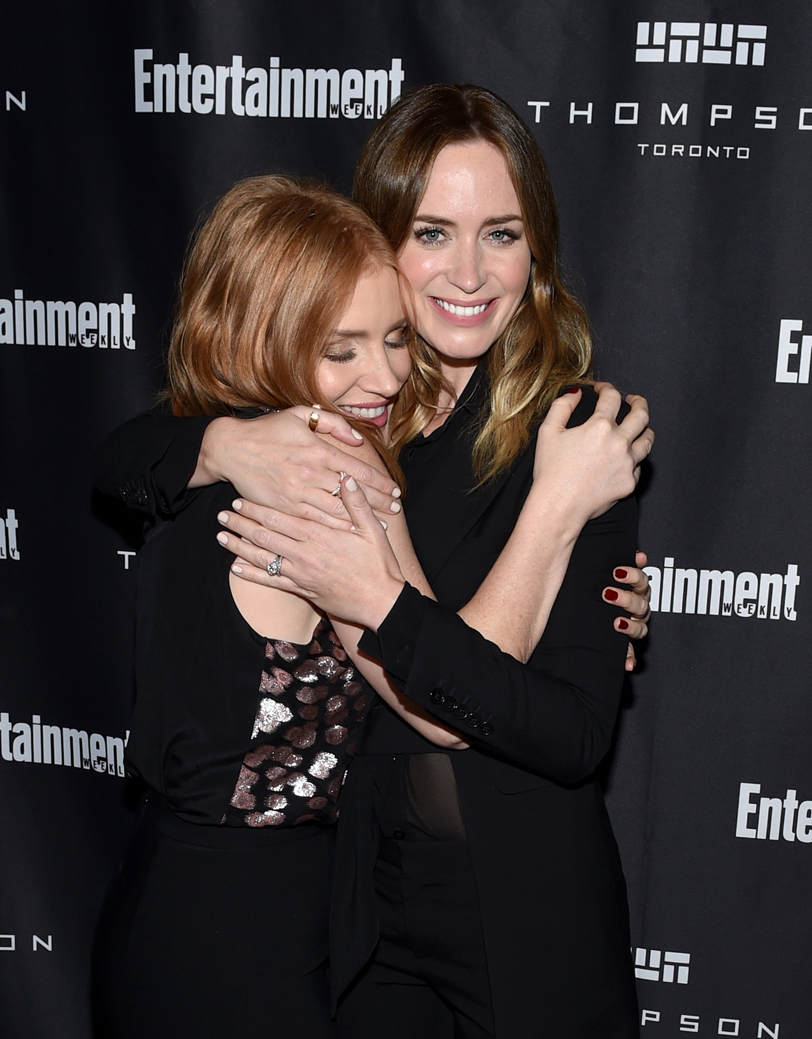 Emily Blunt and Jessica Chastain