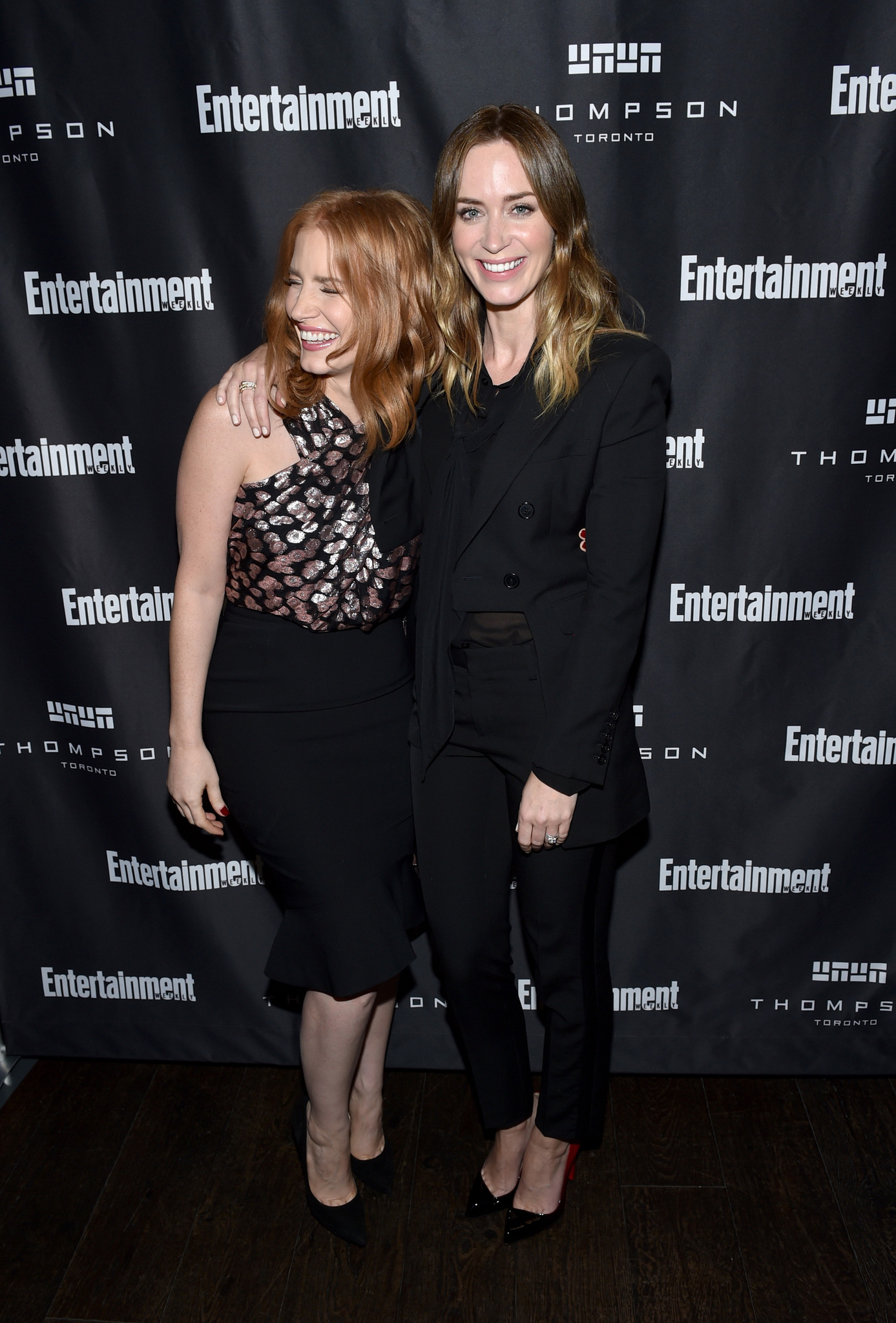 Emily Blunt and Jessica Chastain
