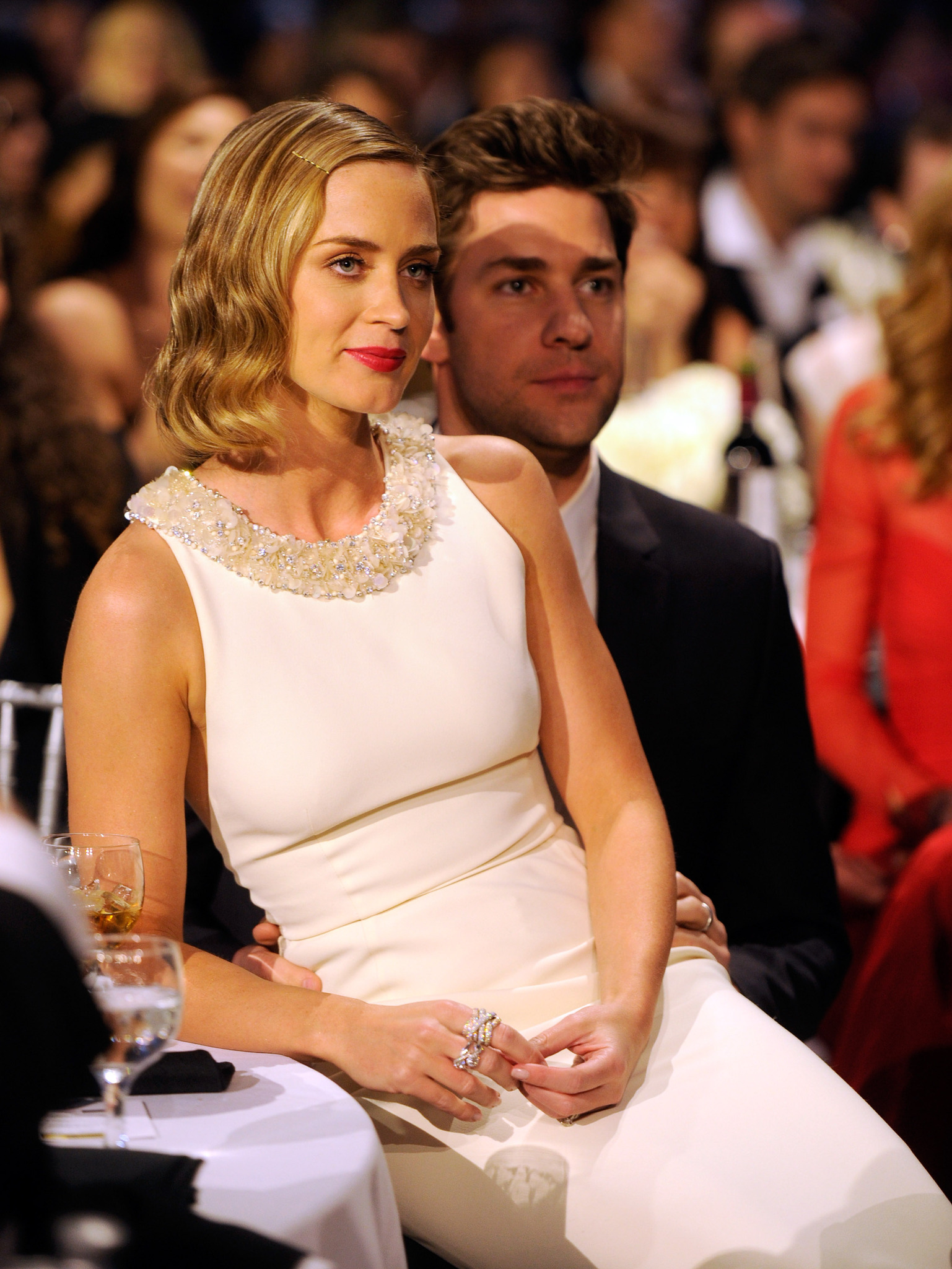 John Krasinski and Emily Blunt