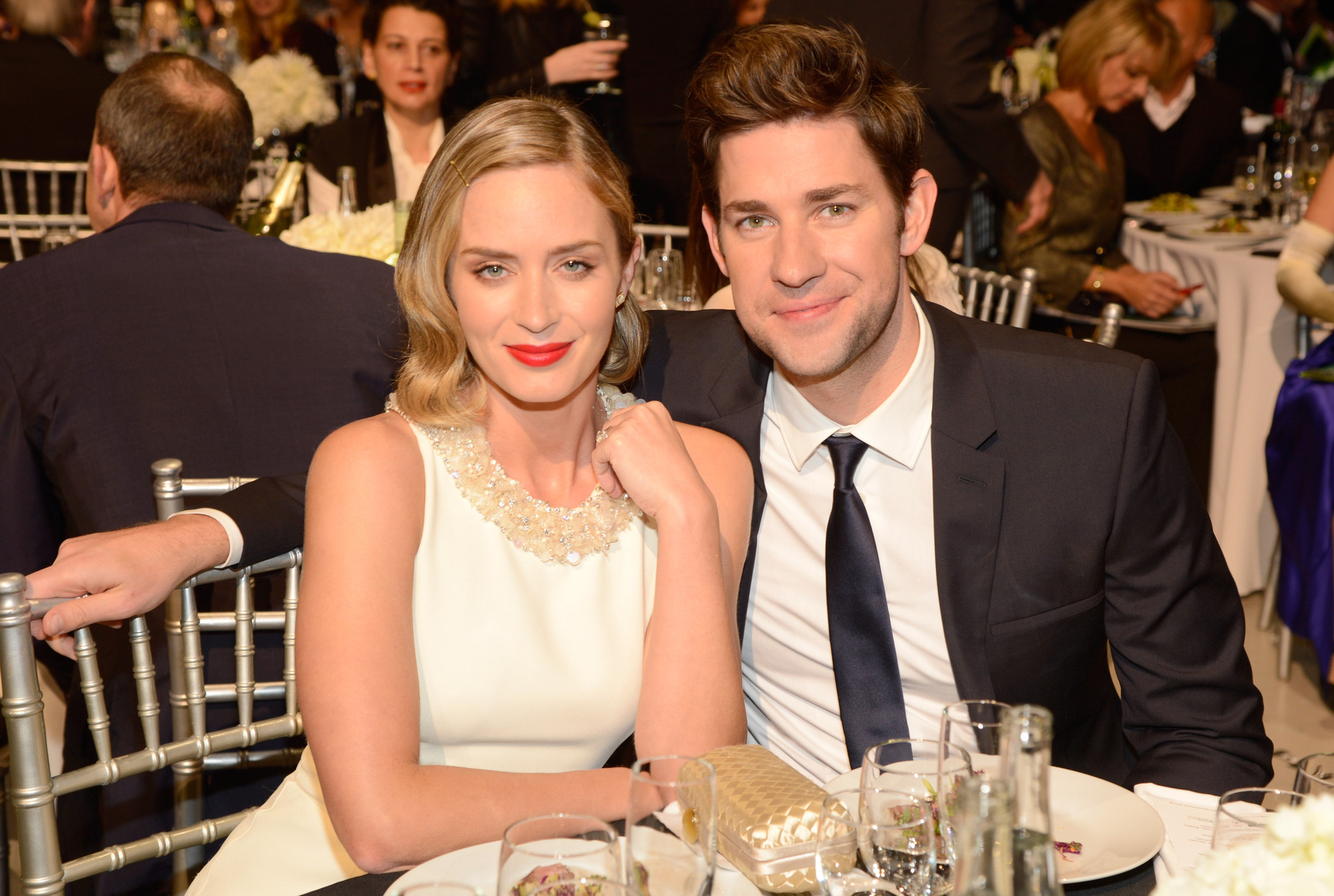 John Krasinski and Emily Blunt