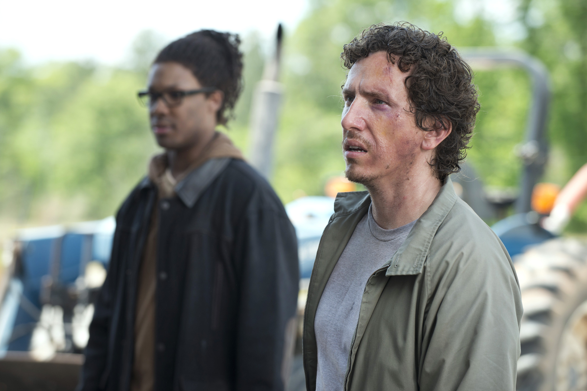 Still of Michael Traynor and Corey Hawkins in Vaiksciojantys negyveliai (2010)