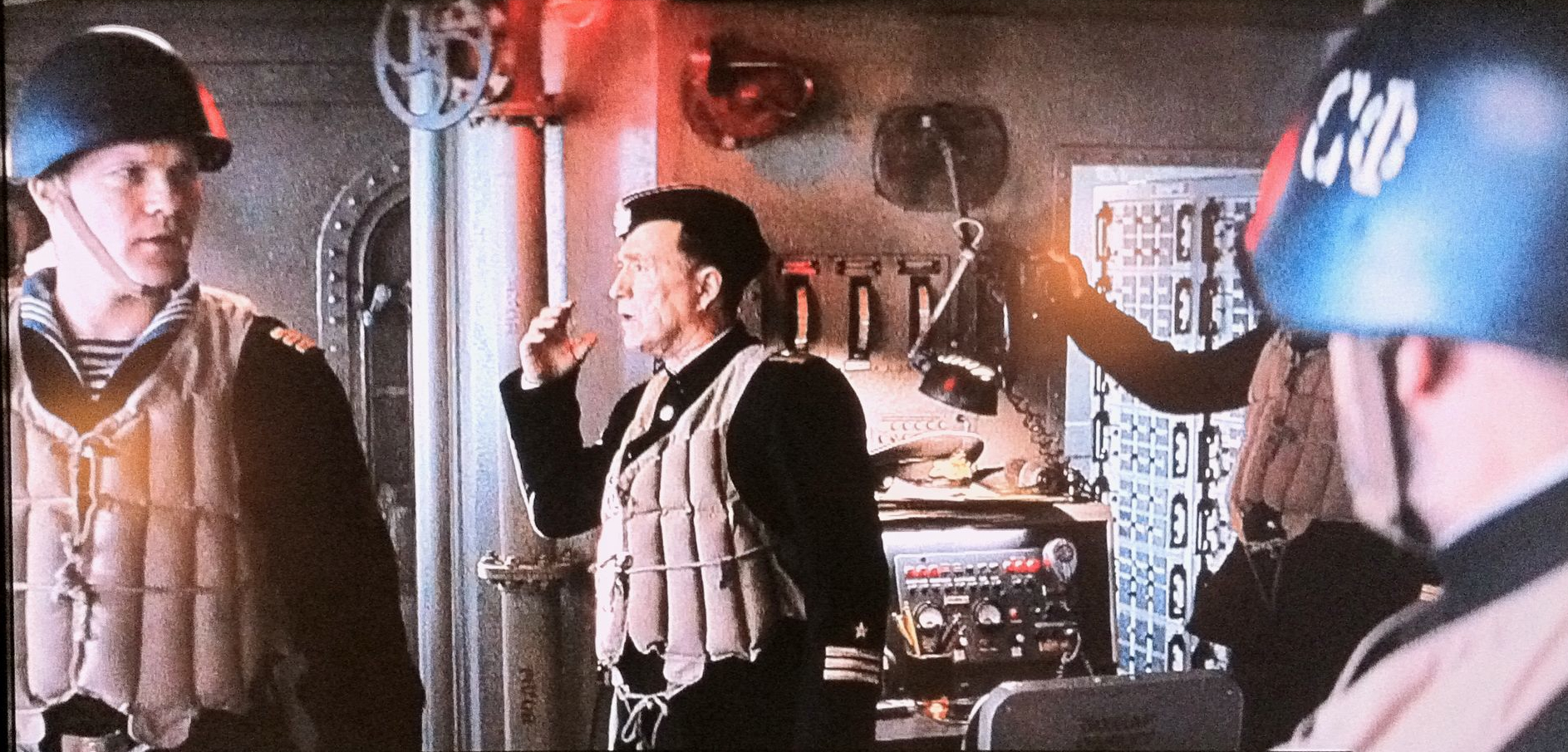 David Agranov as the NCO with Olek Krupa as the Soviet Captain in X-Men: 1st Class.