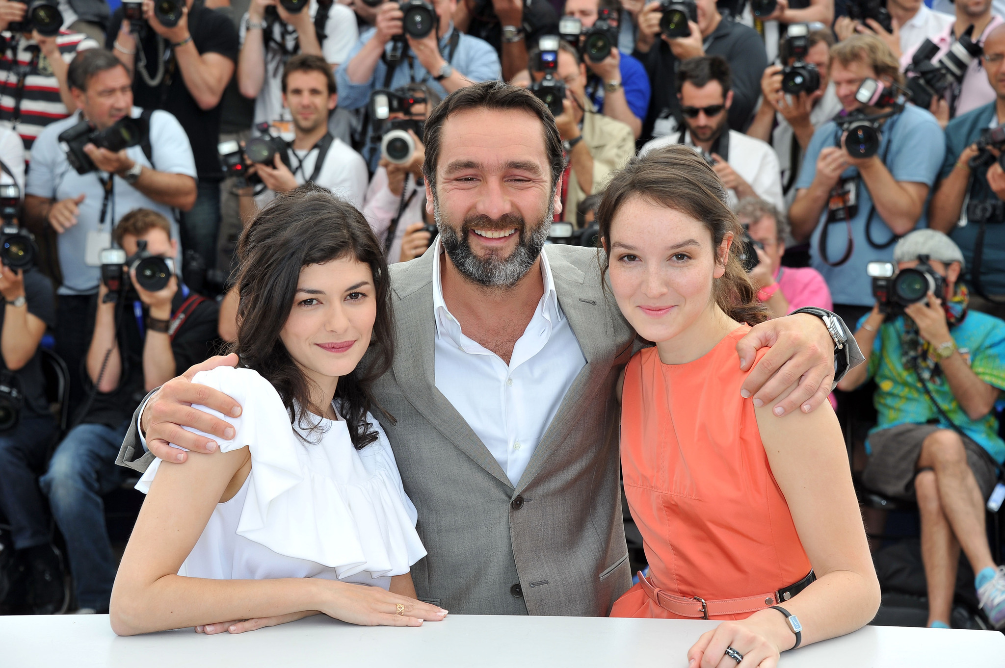 Gilles Lellouche, Audrey Tautou and Anaïs Demoustier at event of Tereses nuodeme (2012)