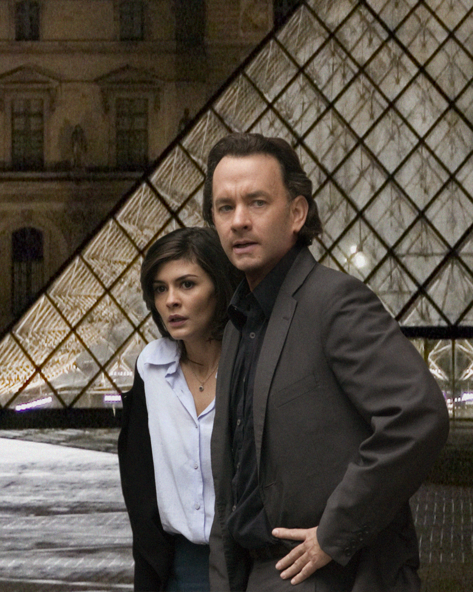 Still of Tom Hanks and Audrey Tautou in The Da Vinci Code (2006)