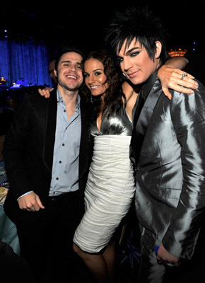 Kara DioGuardi, Adam Lambert and Kris Allen