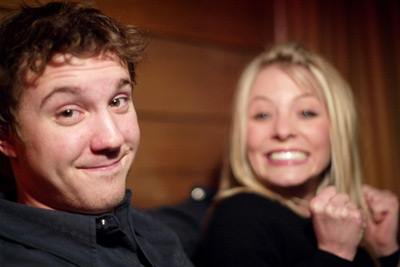 Sam Huntington and Kaitlin Doubleday at event of Home of Phobia (2004)