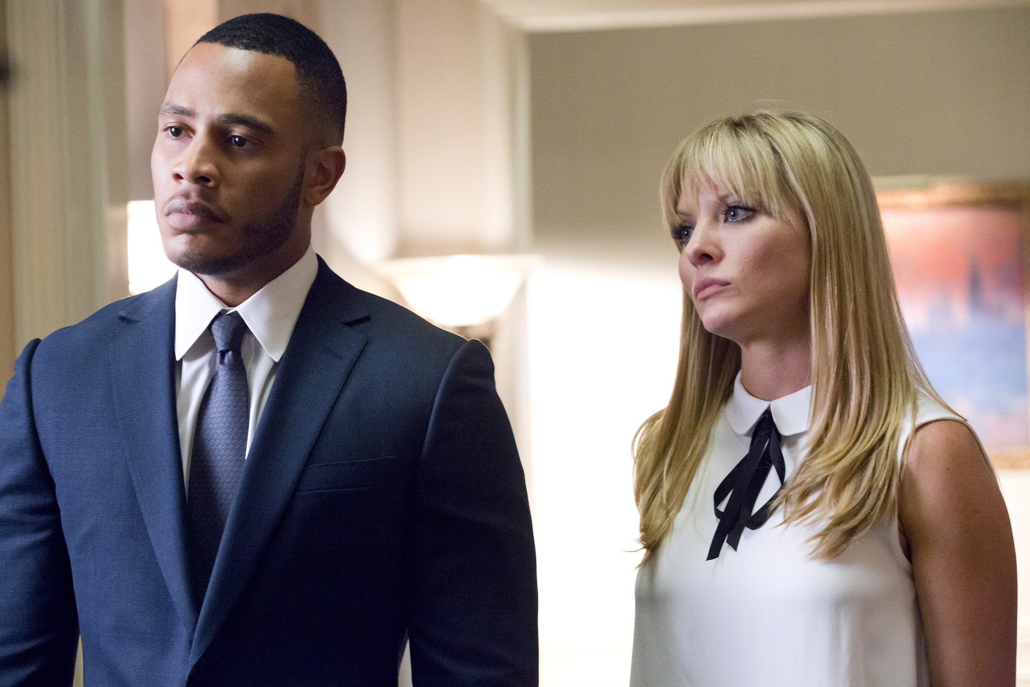 Still of Kaitlin Doubleday and Trai Byers in Empire (2015)