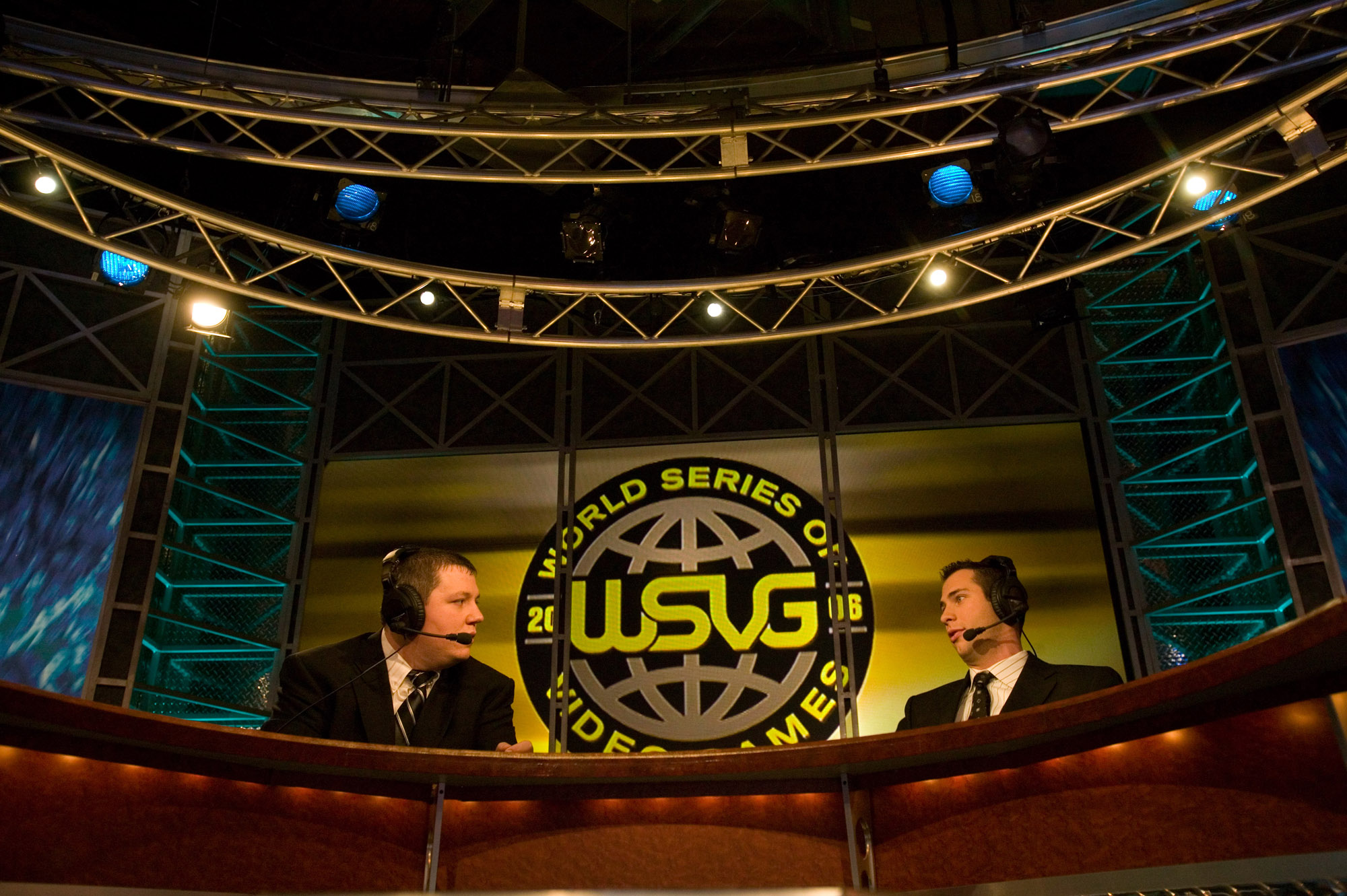 Alex Hackney & BJ Lange Sportscast for the 2008 World Series of Video Games (CSTV/CBS Sports)