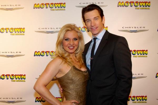 Orfeh and her husband Andy Karl at the opening of 