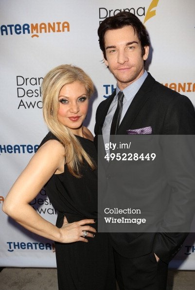 Orfeh and husband Andy Karl at the Drama Desk Awards, Jun 1, 2014