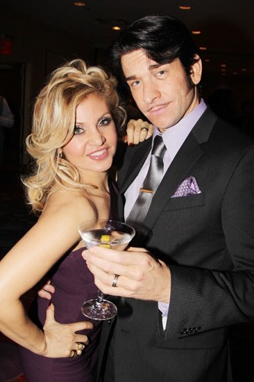 Orfeh and husband Andy Karl at The Mystery of Edwin Drood opening night Nove 13, 2012