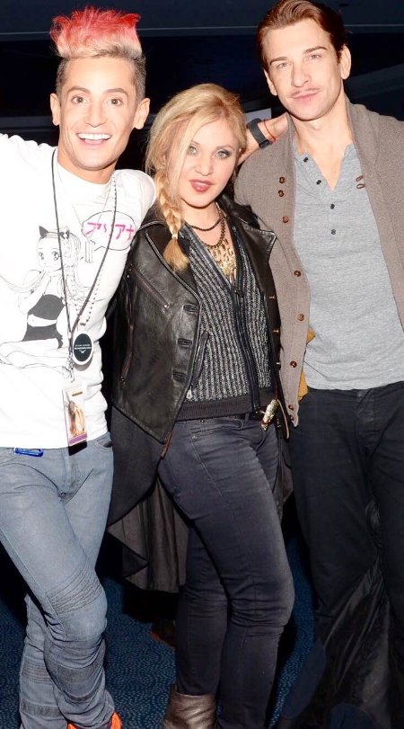 Orfeh and husband Andy Karl with Frankie J Grande