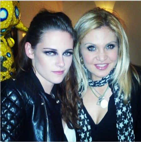 Orfeh with Kristen Stewart at a screening of 