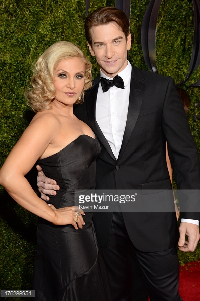 Orfeh and husband Andy Karl attend the 69th Annual Tony Awards at Radio City Music Hall, June 2015