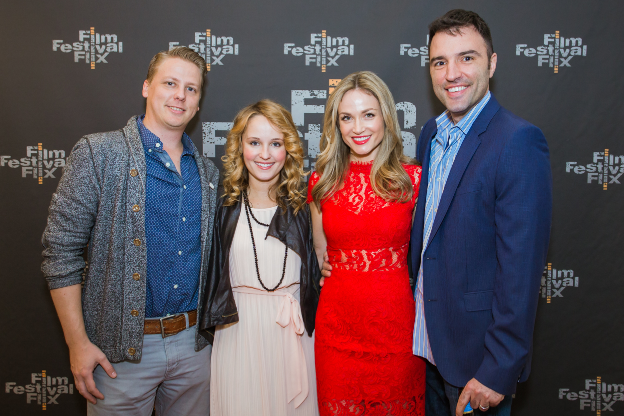 Brad Fletcher, Sara Fletcher, Katherine Randolph, Alex Petrovitch at the LA Premiere of Adulthood