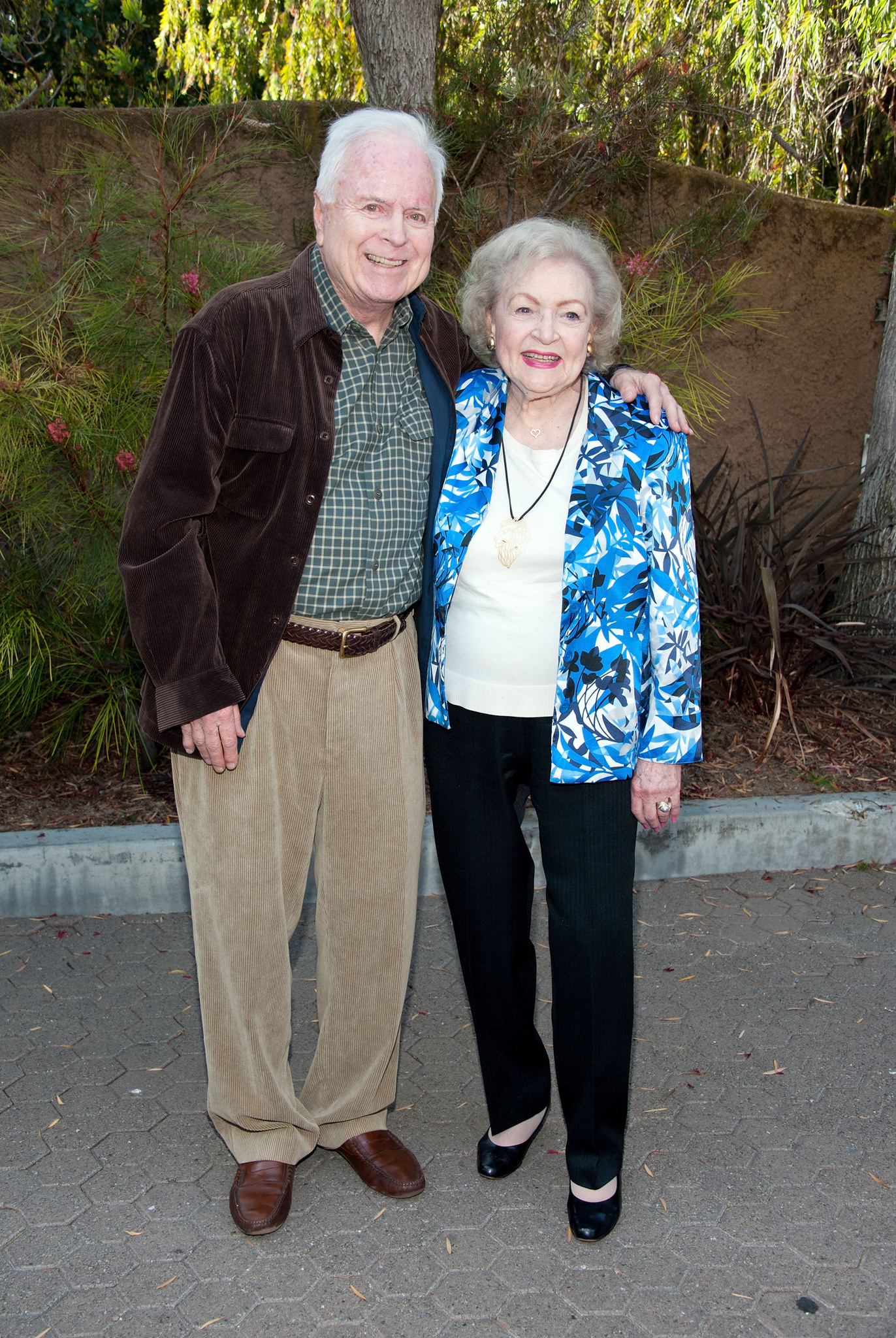 Betty White and Richard Riordan