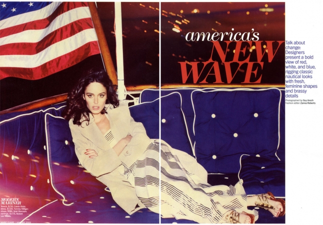 Nicole Trunfio in American Marie Claire and photographed by Guy Aroch