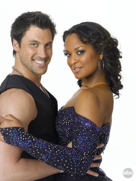 Laila Ali and Maksim Chmerkovskiy in Dancing with the Stars (2005)