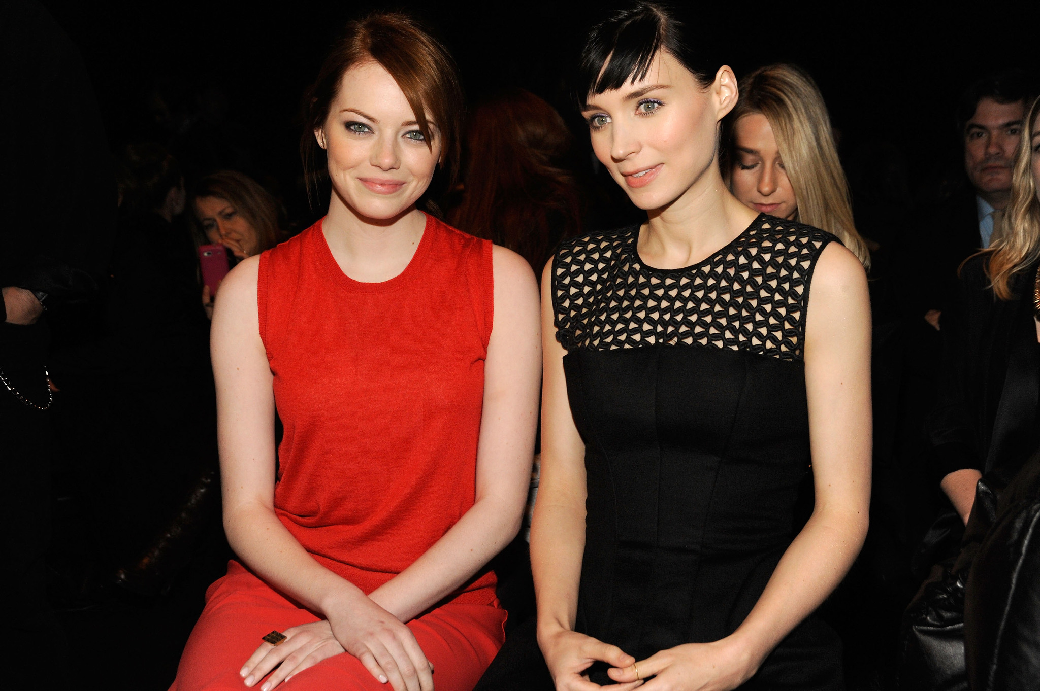 Emma Stone and Rooney Mara