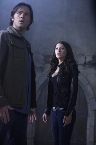 Still of Jared Padalecki and Genevieve Padalecki in Supernatural (2005)