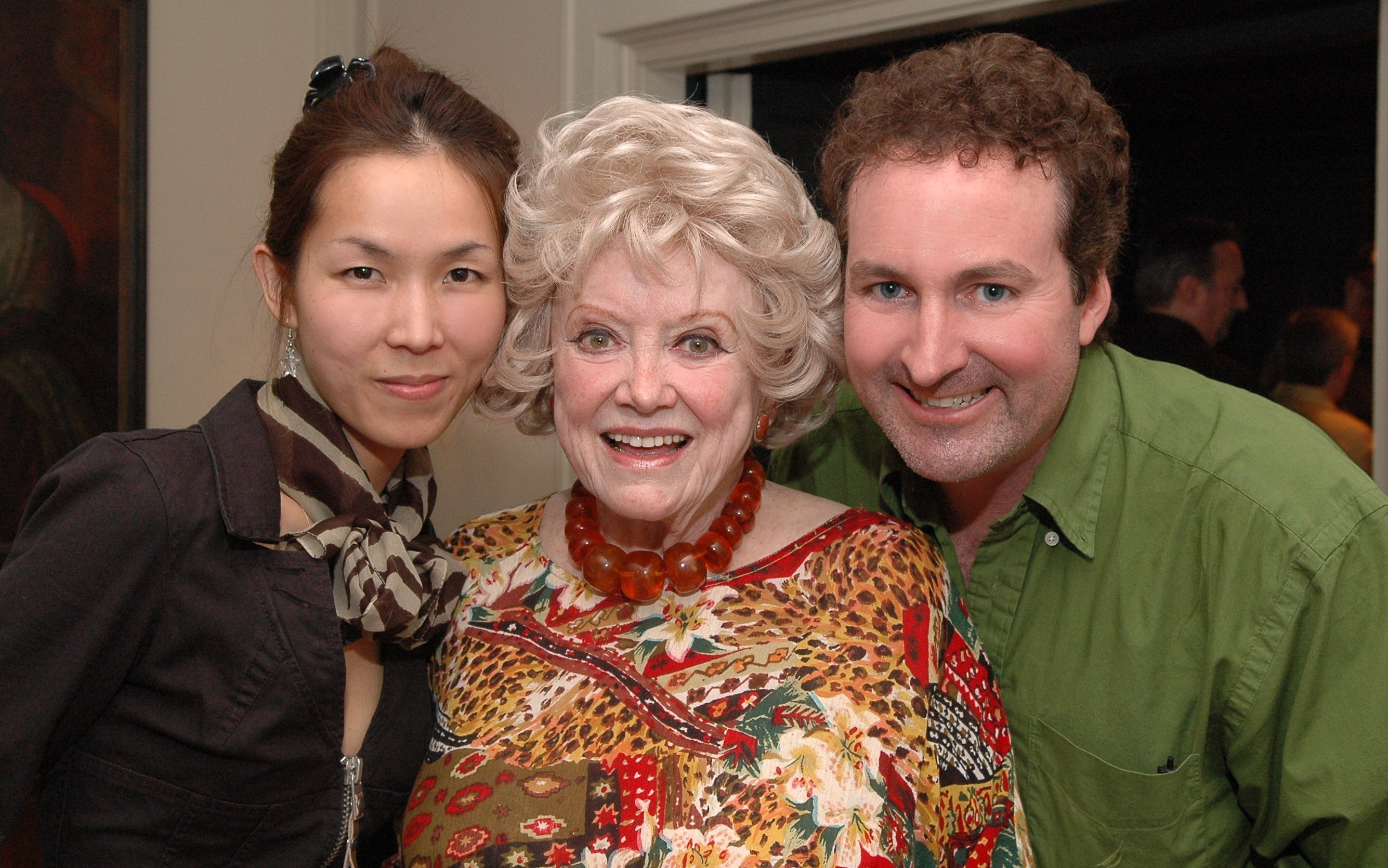 Bill Devlin & wife Groupzee with Phyllis Diller