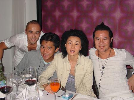 Kwok-Leung Gan with Maggie Cheung (Best Actress of Cannes Film Festival 2004) and Tony Leung (Best Actor of Cannes Film Festival 2000).