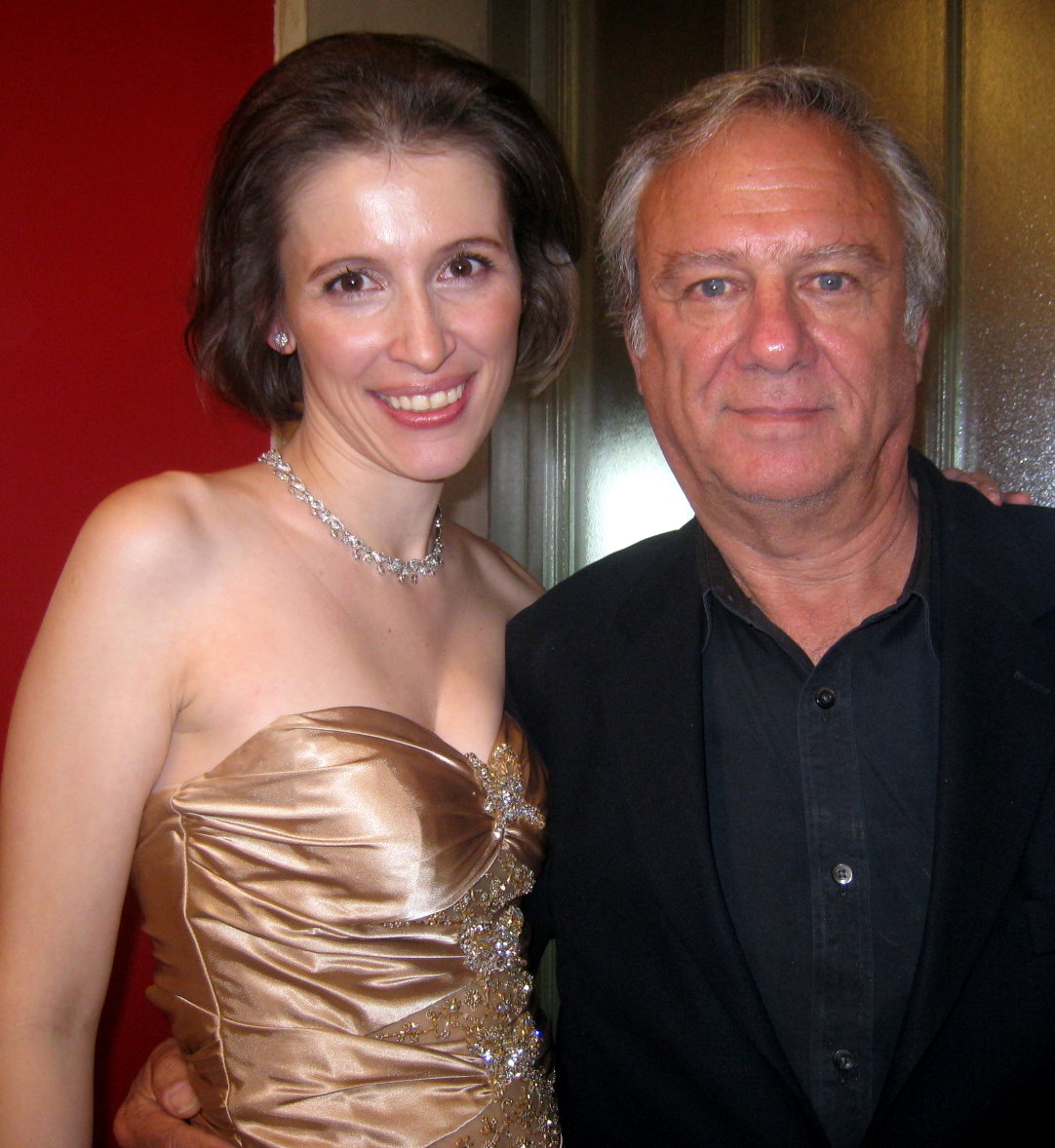 Classical Pianist Nadejda Vlaeva and Louis Meisel Classical Concert Producer