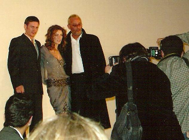 Camille Natta, Jean Reno and Benoit Maginel at the Crimson Rivers 2 Premiere in Paris