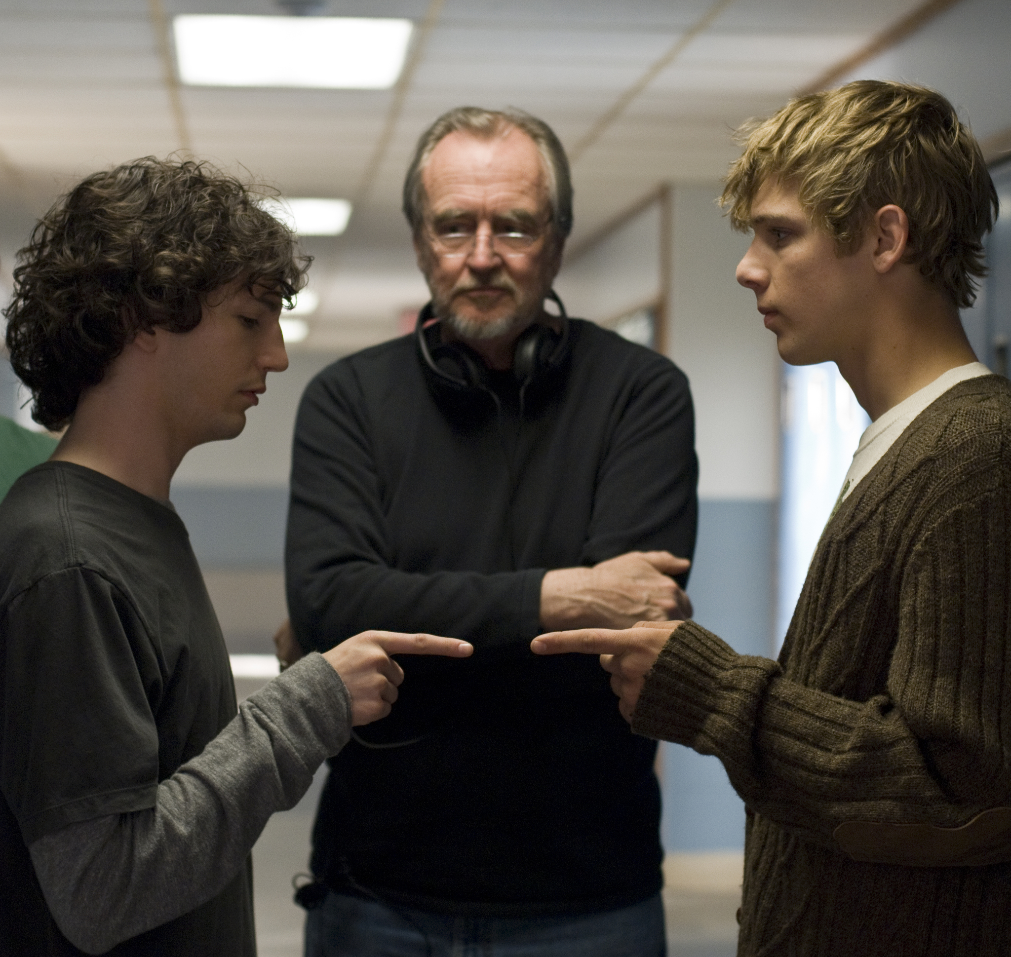 Still of Wes Craven, Max Thieriot and John Magaro in My Soul to Take (2010)