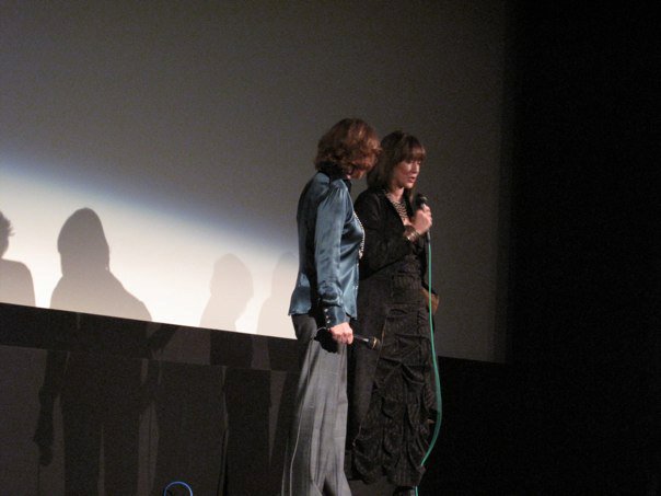 Aero Theater, 2010. Elisa Bonora in Kao Pao Shu dress and Silvia Bizio