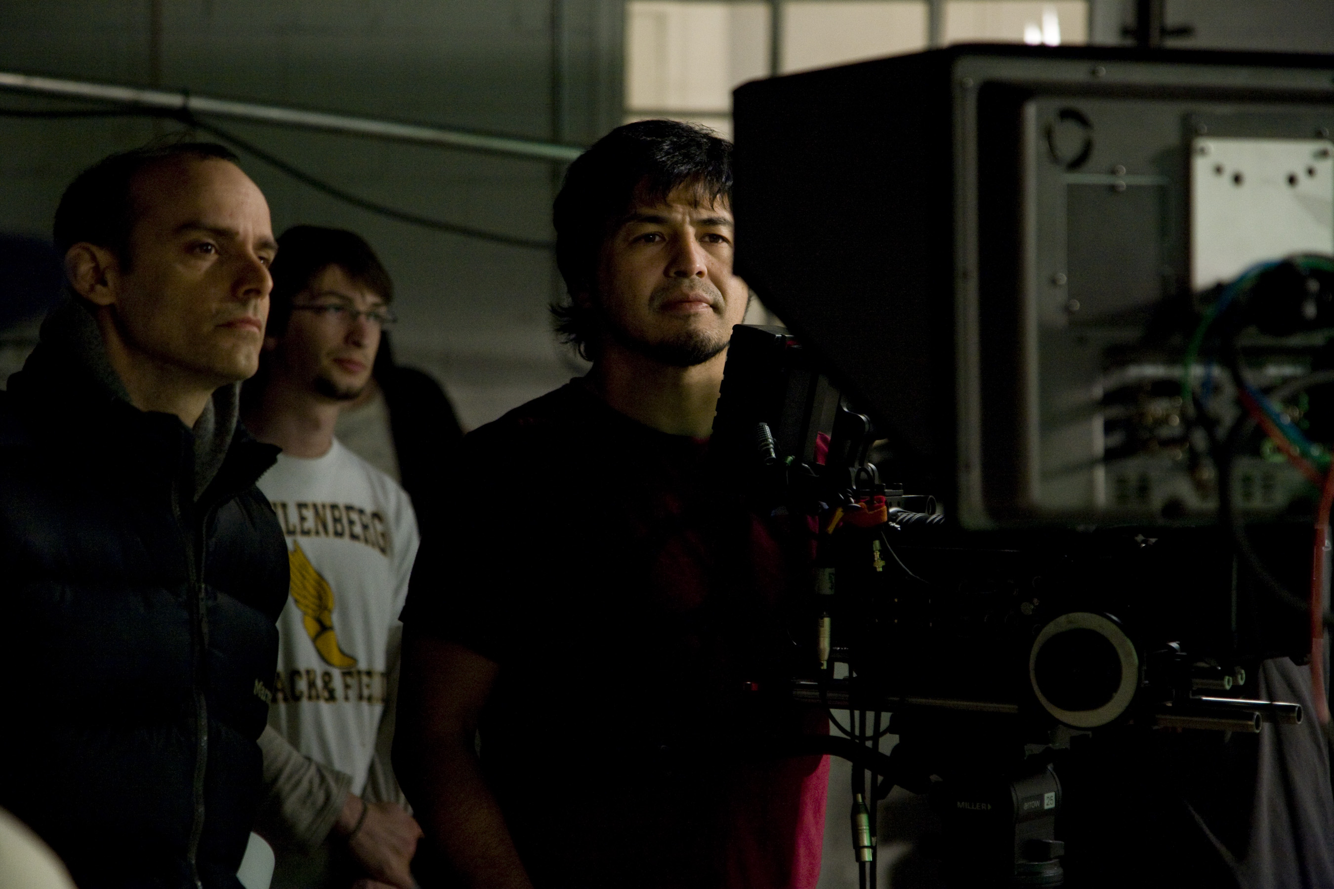 Director David Capurso and Cinematographer Tim Naylor on the set of 