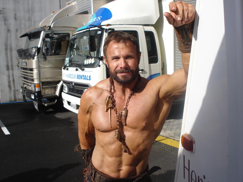 On set Spartacus: War of the Damned
