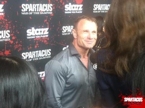 Spartacus: War of the Damned red carpet premier at LA Live