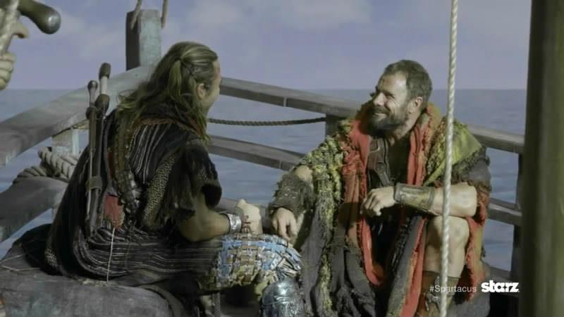 Bonding with Gannicus in Spartacus: War of the Damned