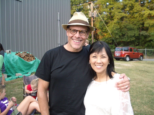 Vickie Eng with Alton Brown