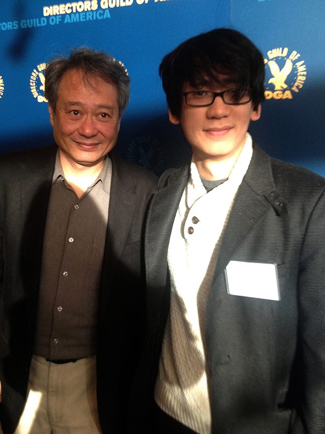 Director Ang Lee at the DGA screening of The Life of Pi with Director Brian A. Metcalf.