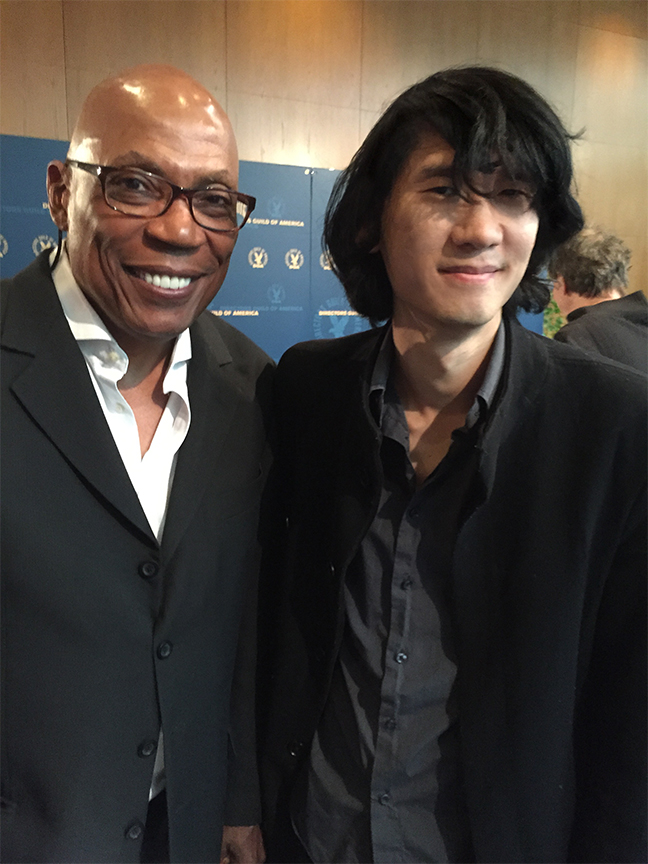 Director's Guild President Paris Barclay with Director/Producer Brian A. Metcalf