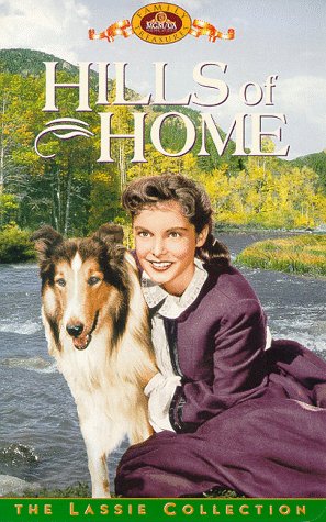 Janet Leigh and Pal in Hills of Home (1948)