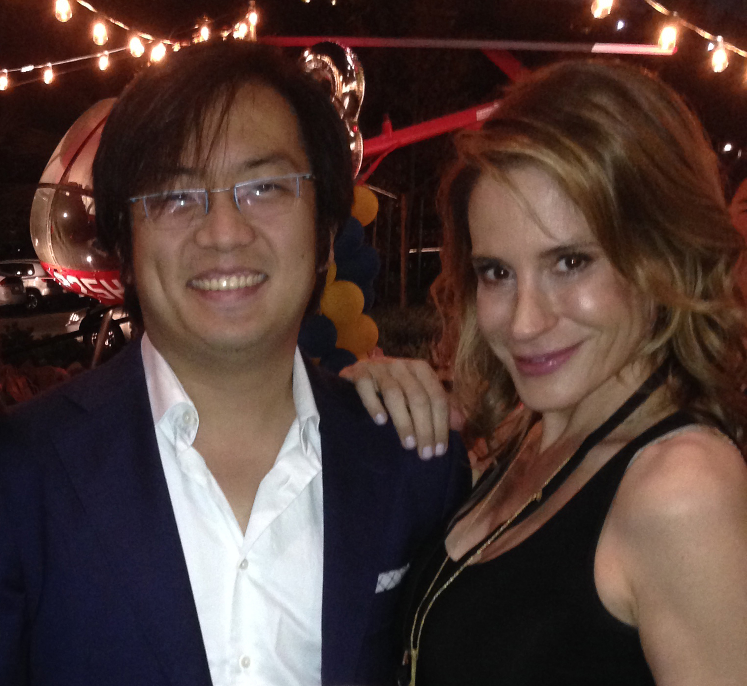 VGHS Season 3 premiere at Youtube. Co-creator/director Freddie Wong with actress Elizabeth Greer